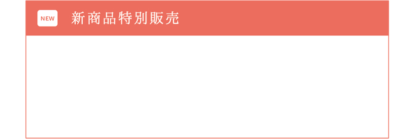 新商品特別価格